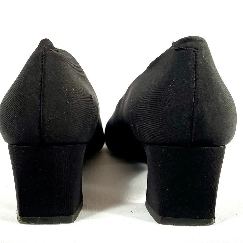 BLACK EASY SPIRIT ANITRA PUMPS SIZE 9.5